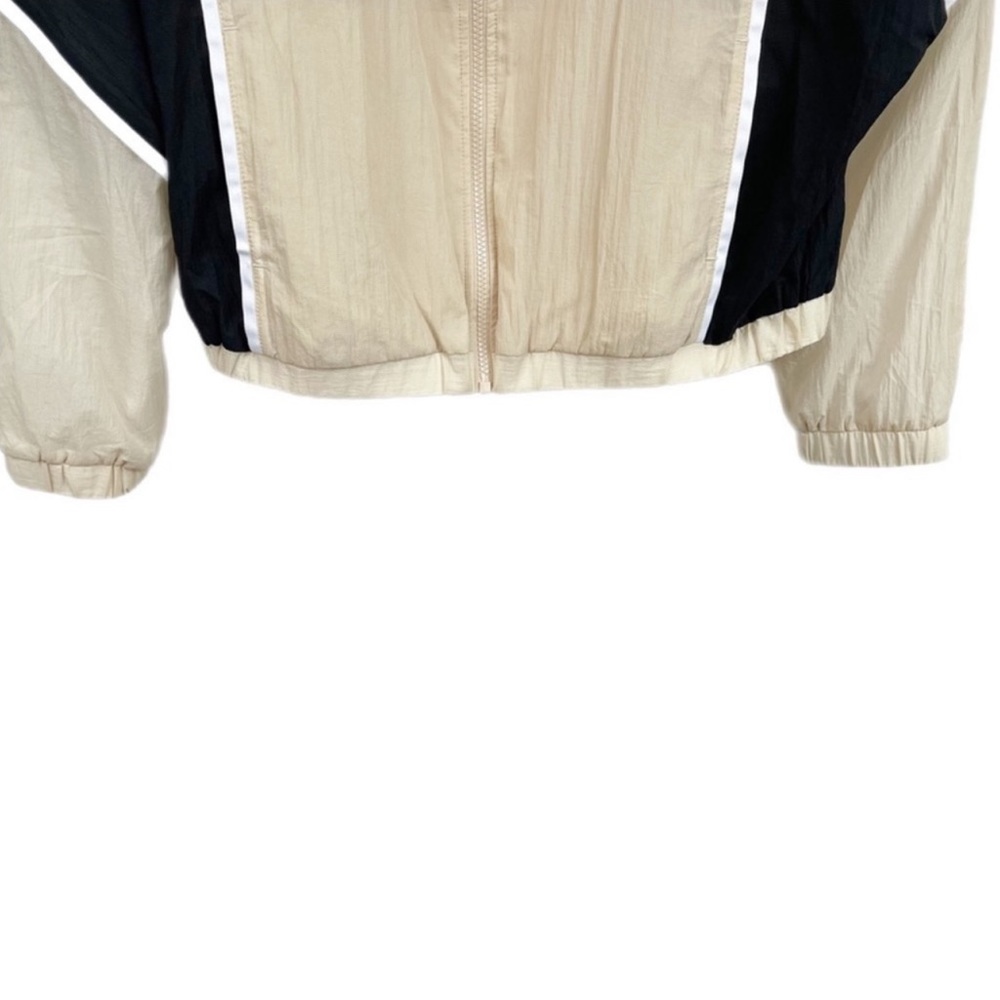 ZYIA Active Neutral Color Block Zip Up Jacket L Workout - Picture 3 of 7